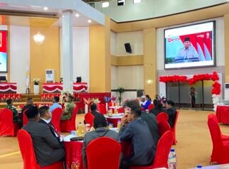 Paripurna DPRK Mimika mendengarkan pidato kenegaraan presiden RI