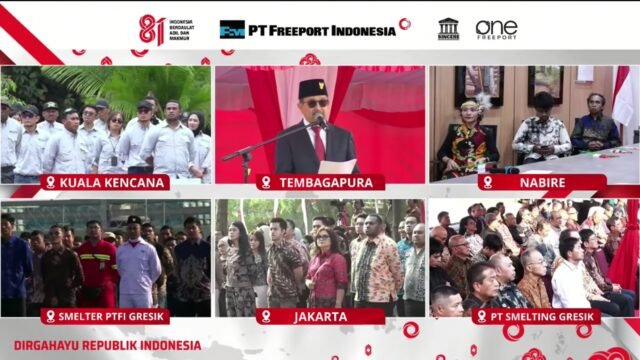 Perayaan Hut RI PTFI. Foto: Screenshot Youtube PTFI