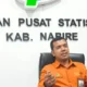 Kepala BPS Kabupaten Nabire Dio Ginting. (ANTARA/Ali Nur Ichsan)