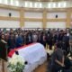 Paripurna penghormatan dan pelepasan jenaza Karel Gwijangge.