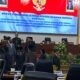 Suasana ruang sidang paripurna DPRK Mimika usai diskors. Foto: Faris/TMKInfo.id